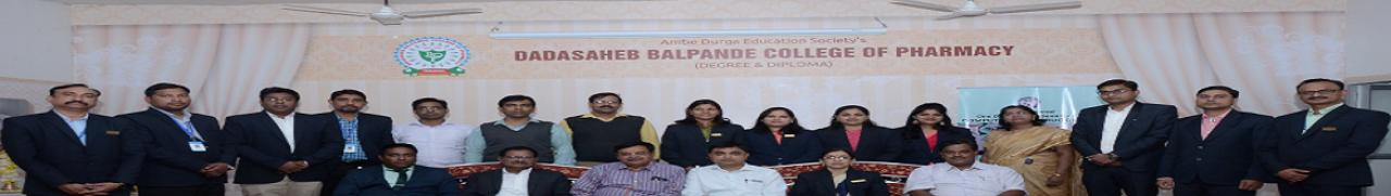 Dadasaheb Balpande College Of Pharmacy Nagpur Courses Fees Ranking