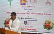 GITAM School of Pharmacy, Hyderabad Guest Lectures