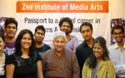 Zee Institute of Media Arts, Mumbai Celebrity Visit