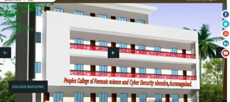 Peoples College Of Forensic Science And Cyber Security