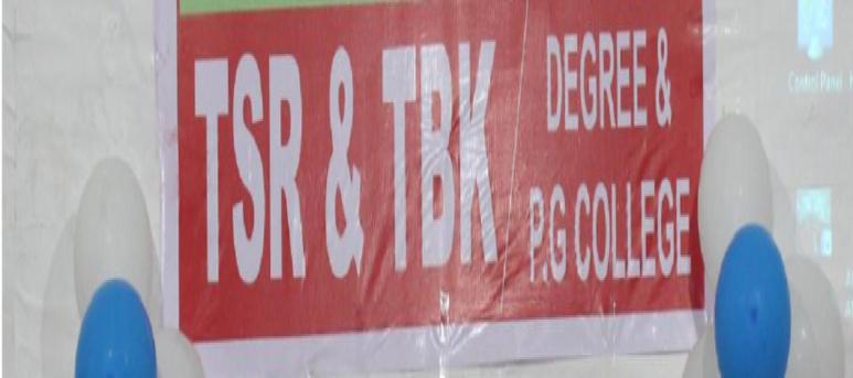 TSR and TBK Degree and PG College