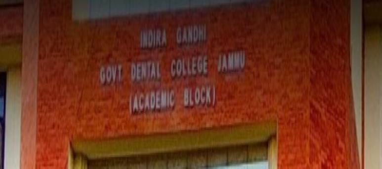 Indira Gandhi Government Dental College and Hospital, Jammu