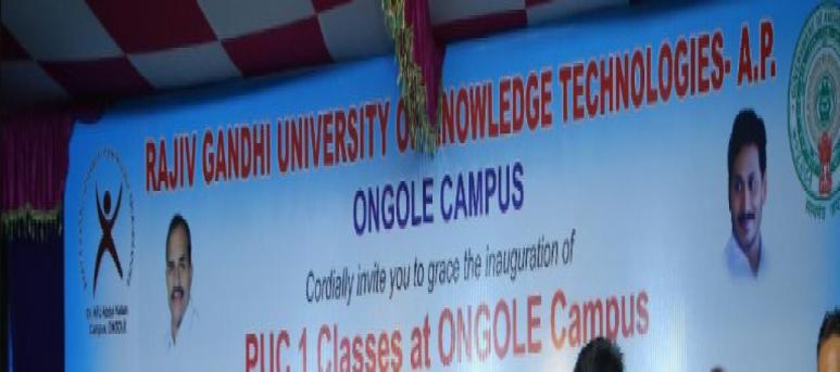 Rajiv Gandhi University of Knowledge Technologies - Ongole Campus