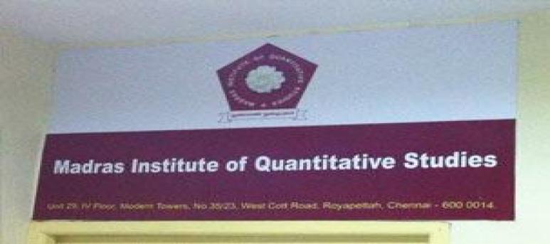 Madras Institute of Quantitative Studies