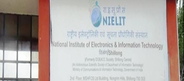 NIELIT Shillong - National Institute of Electronics and Information Technology