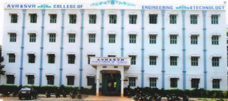 AVR and SVR College of Engineering and Technology