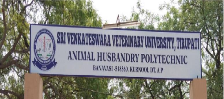 Animal Husbandry Polytechnic, Banavasi - Sri Venkateswara Veterinary University