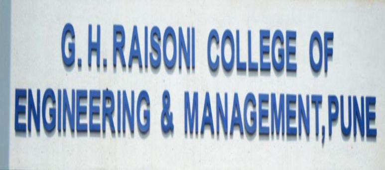 G H Raisoni College of Engineering and Management, Pune