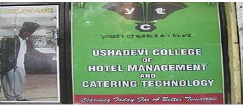 Yash Charitable Trusts Ushadevi College of Hotel Management