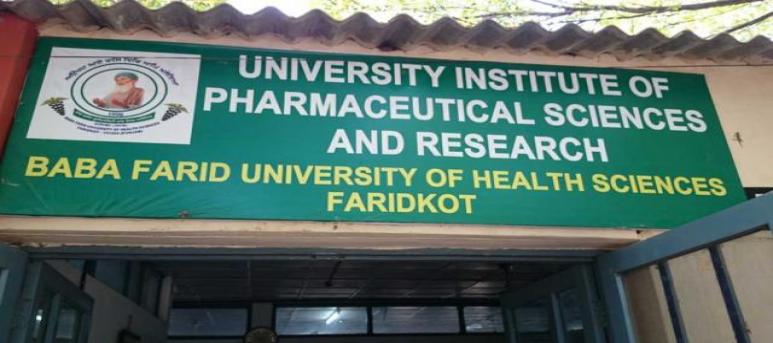 University Institute of Pharmaceutical Sciences and Research