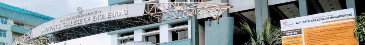 A. C. Patil College of Engineering, Navi Mumbai: Courses, Fees, Ranking ...