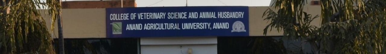 College of Veterinary Science and Animal Husbandry, Anand - Anand  Agricultural University: Admissions 2023-24, Fee-Structure, Scholarships,  Programs, Ranking