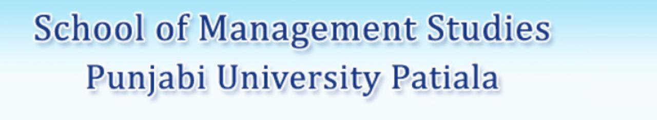 School Of Management Studies, Punjabi University Patiala Courses & Fees ...