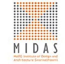 MIDAS - MARG Institute of Design and Architecture Swarnabhoomi logo