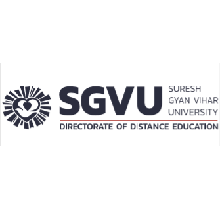 Suresh Gyan Vihar University- Distance Education, Mumbai (SGVUDE) logo