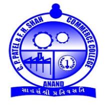 C P Patel and F H Shah Commerce College logo