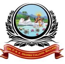 Dr. P.R.K Degree College logo