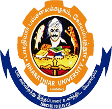 Bharathiar University, Comibatore logo