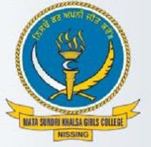 Mata Sundri Khalsa Girls College logo