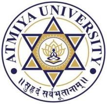 Atmiya University logo