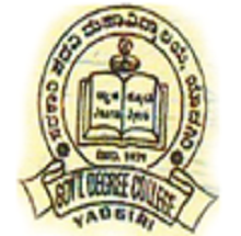 Government Degree College, Yadgir logo