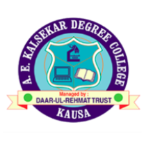 A.E. Kalsekar Degree CollegeÂ  logo