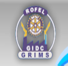 GIDC Rajju Shroff ROFEL Institute of Management Studies (GRIMS) logo