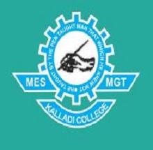 MES Kalladi College logo