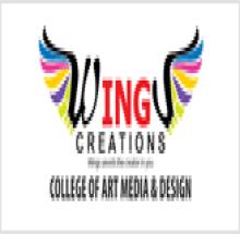 Wings Creations College of Art media and Design logo