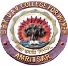 BBK DAV College for Women logo