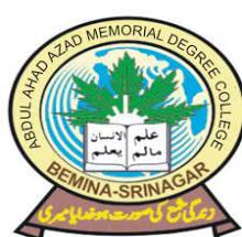 Abdul Ahad Azad Memorial College logo