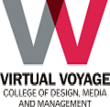 Virtual Voyage College of Design, Media and Management logo