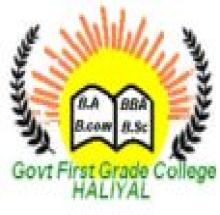 Government First Grade College, Haliyal logo