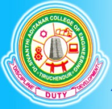 Dr. Sivanthi Aditanar College of Engineering logo