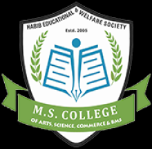 M.S. College of Arts, Science, Commerce And BMS logo