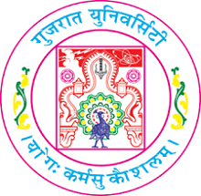 Gujarat University logo