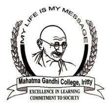 Mahatma Gandhi College, Iritty logo