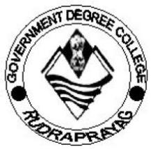 Government Degree College, Rudraprayag logo