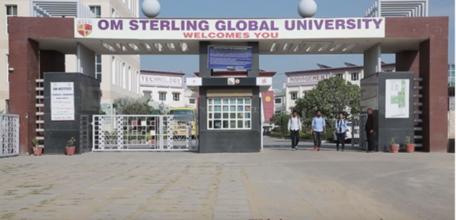 Om Sterling Global University Admissions 2024 25 Fee Structure